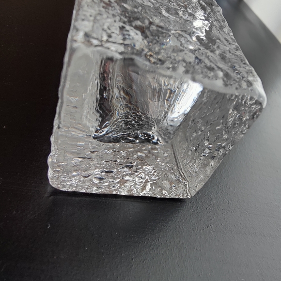 Vintage 🇫🇮  Iittala | " Linearia " square, textured vase - Picture 8 of 16